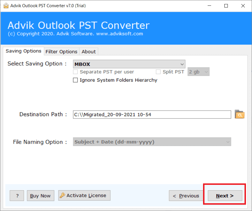 pst to postbox converter