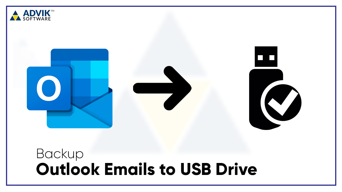 outlook to pen drive