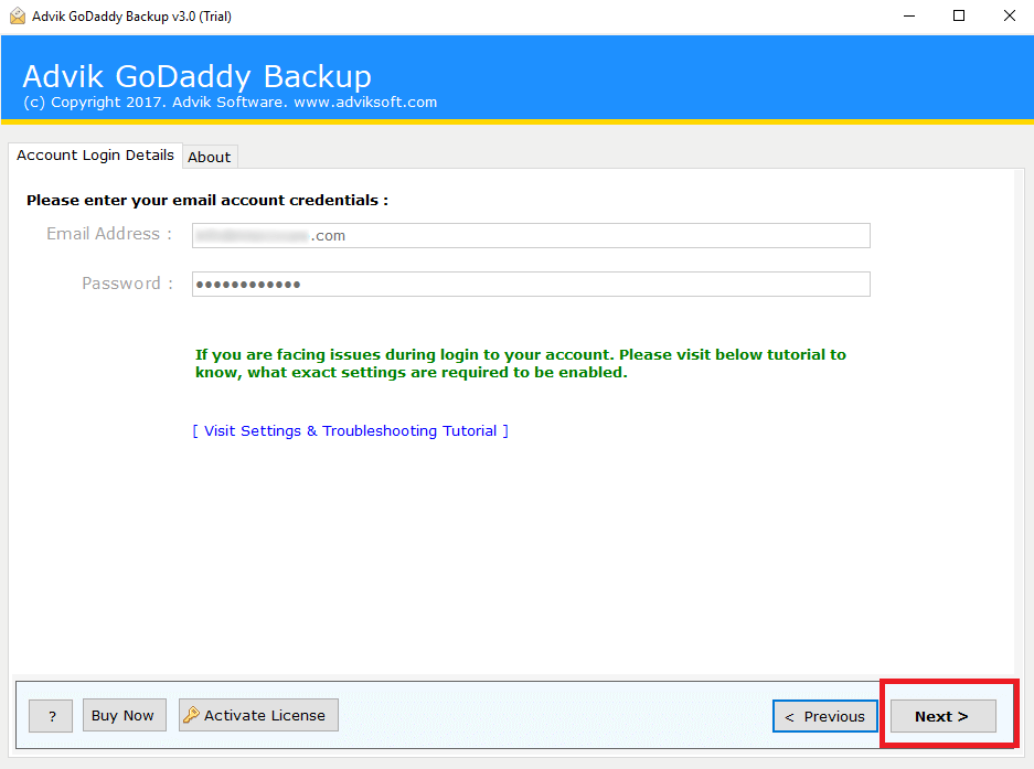 upload emails from godaddy to Zoho