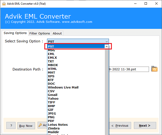 kerio connect export mailbox to pst