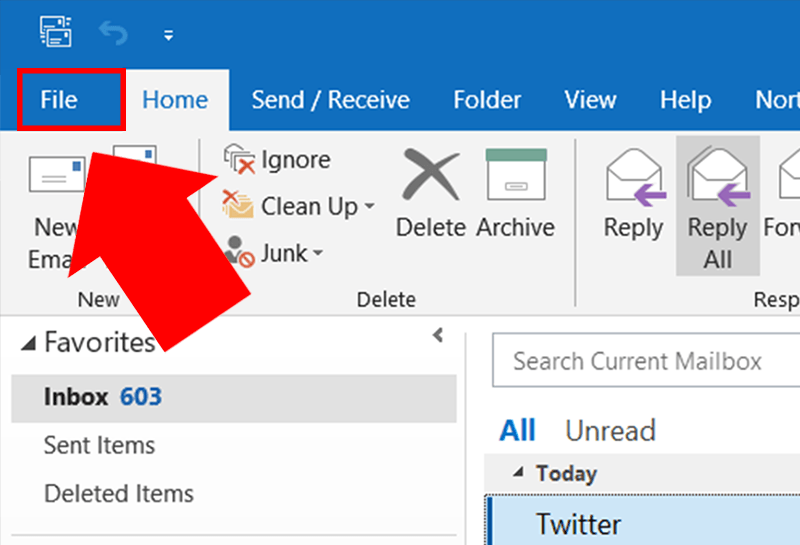 Outlook Not Displaying Emails Older Than 12 Months -1