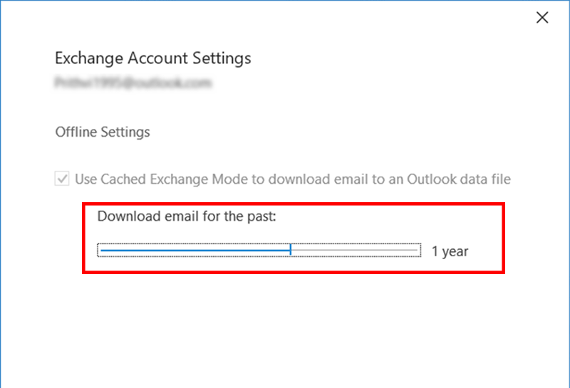 Outlook Not Displaying Emails Older Than 12 Months -4