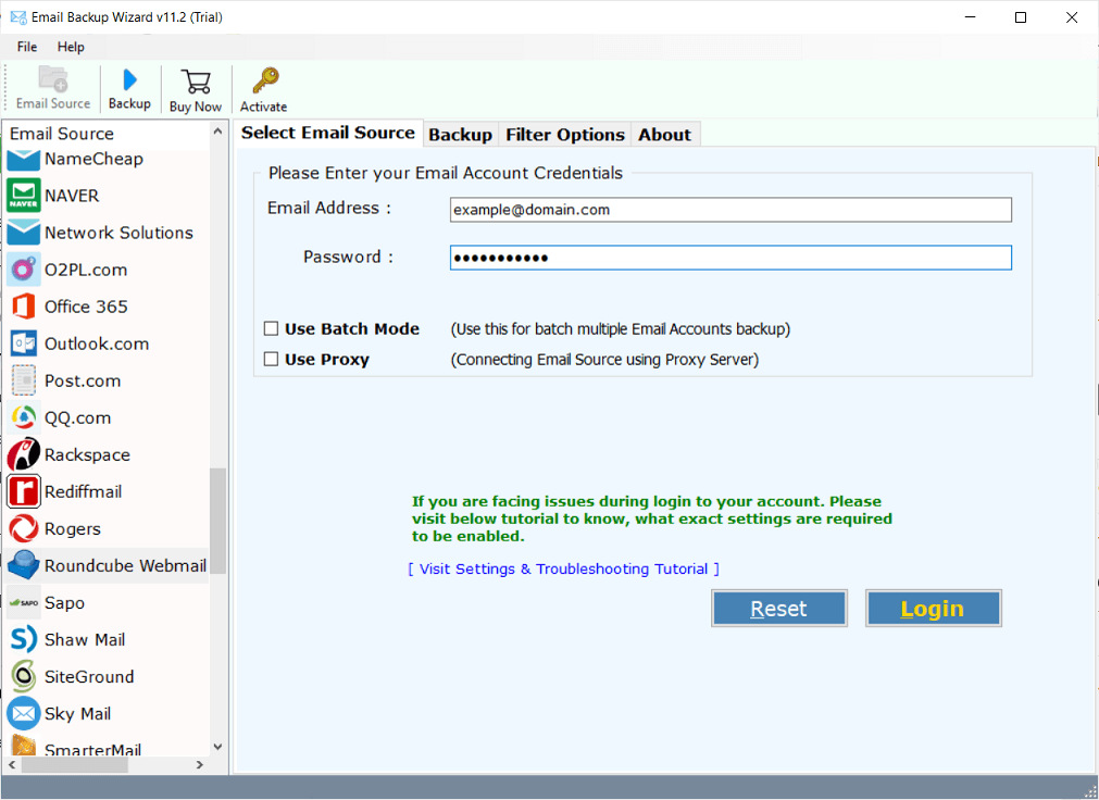 roundcube to pst export