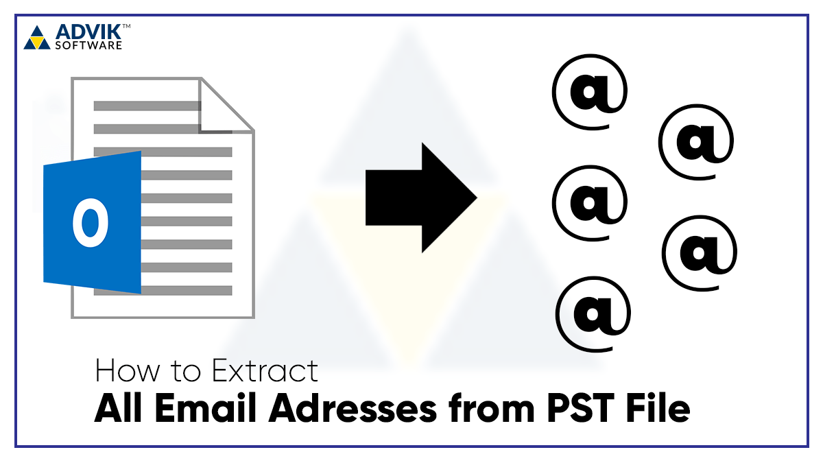 extract email adresses from pst