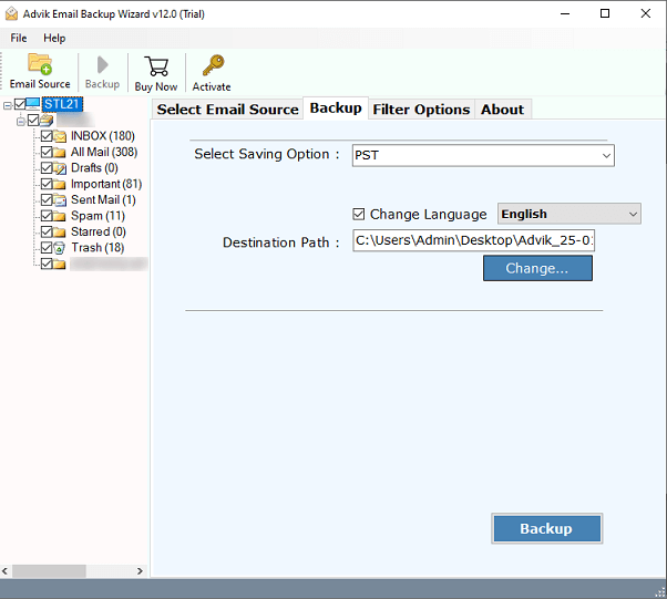 export emails from mdaemon emails