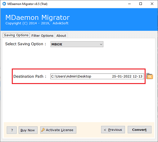 export emails from mdaemon