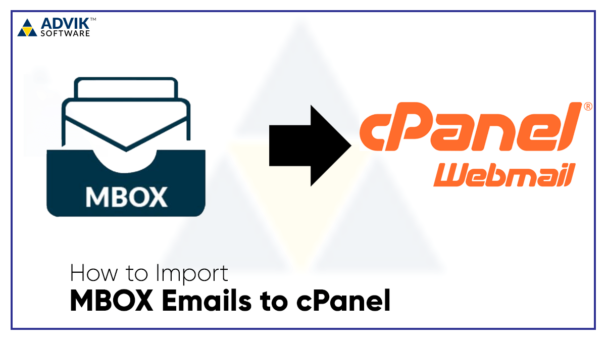import mbox to cpanel