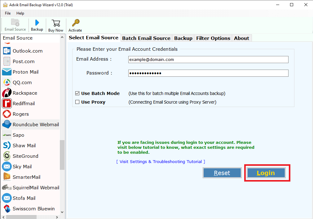 Export Emails from Roundcube to Office 365