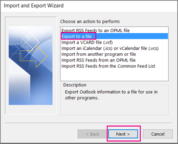 export Dreamhost emails to O365