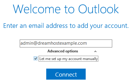 transfer Dreamhost emails to Outlook 365
