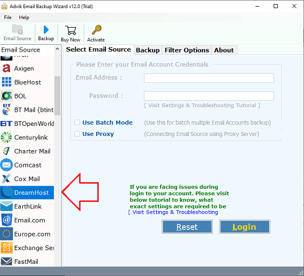 migrate Dreamhost email to Office 365