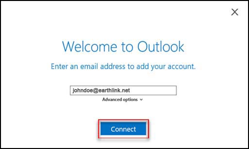 migrate emails from Earthlink to Outlook