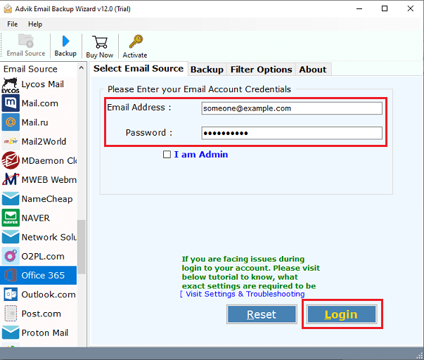 extract outlook 365 email addresses to excel csv file