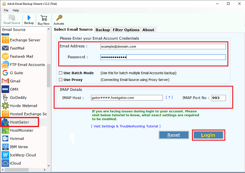 transfer HostGator email to Gmail