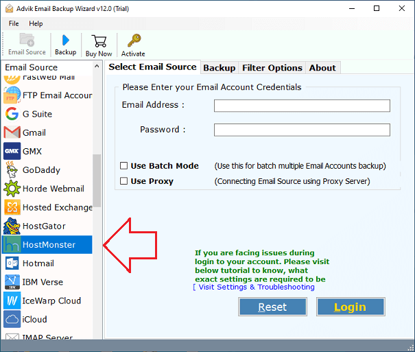 HostMonster to Office 365 migration