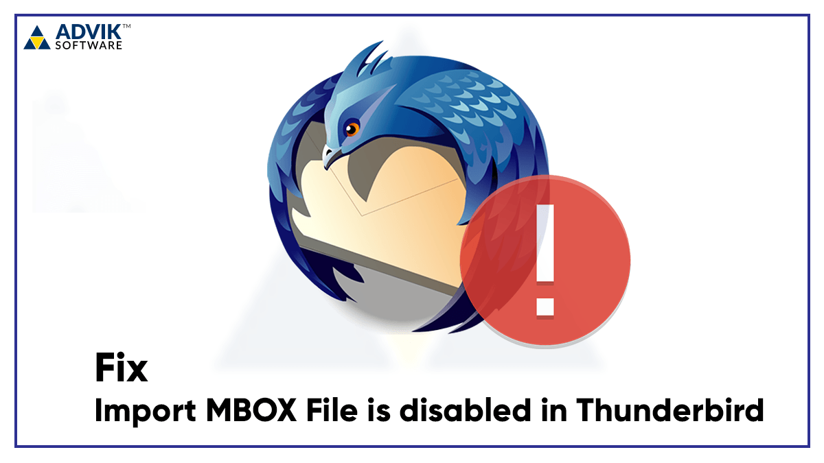 import mbox file is disabled in thunderbird