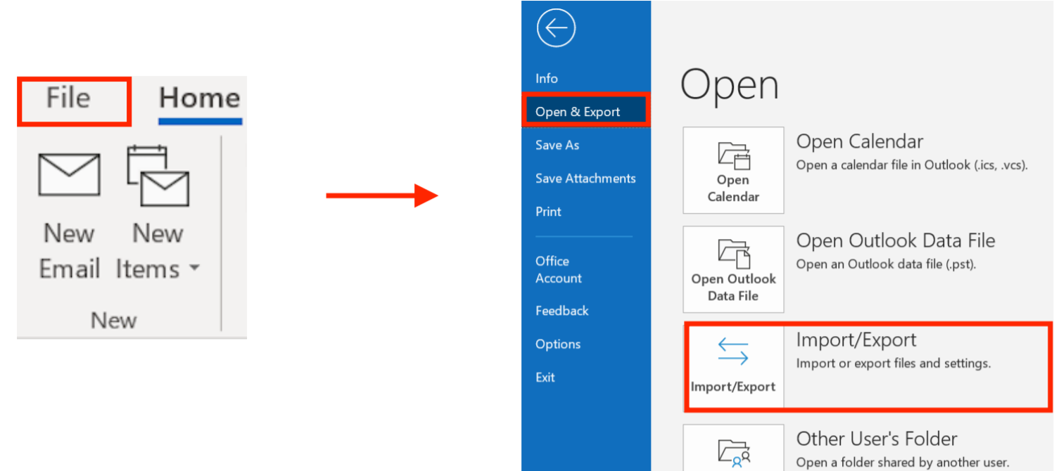 transfer emails from EarthLink to Office 365