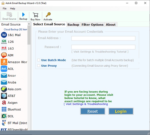 backup hostgator emails to computer