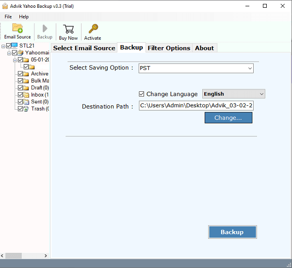 select yahoo email addresses