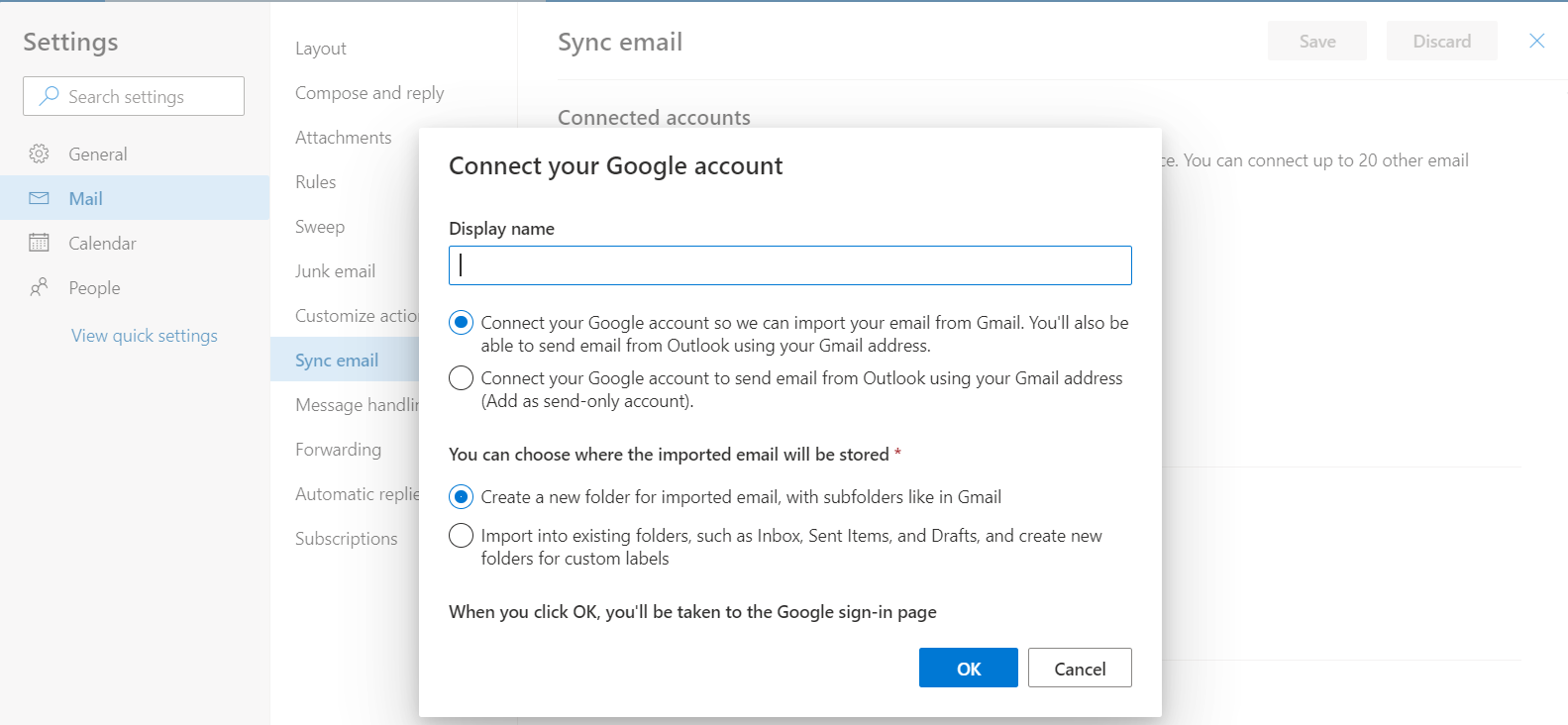 open Yahoo emails in outlook.com