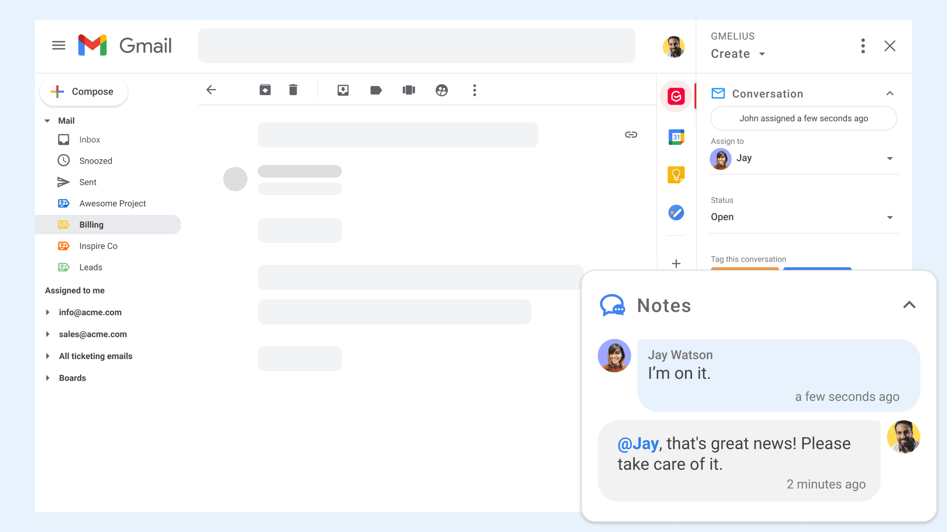 new updated features of gmail