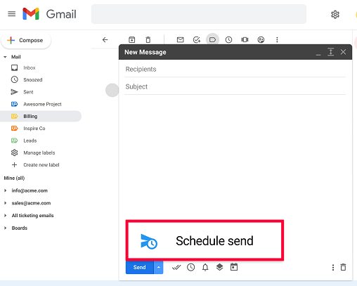 Advanced Features of Gmail 
