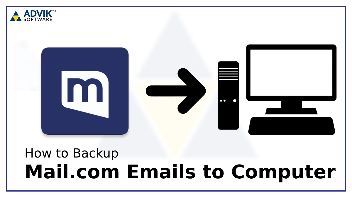 backup mail.com emails to computer