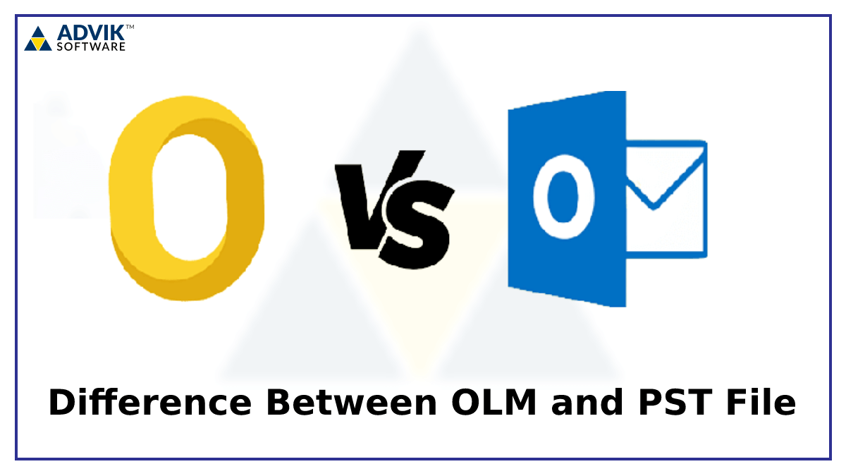 difference between olm and pst file