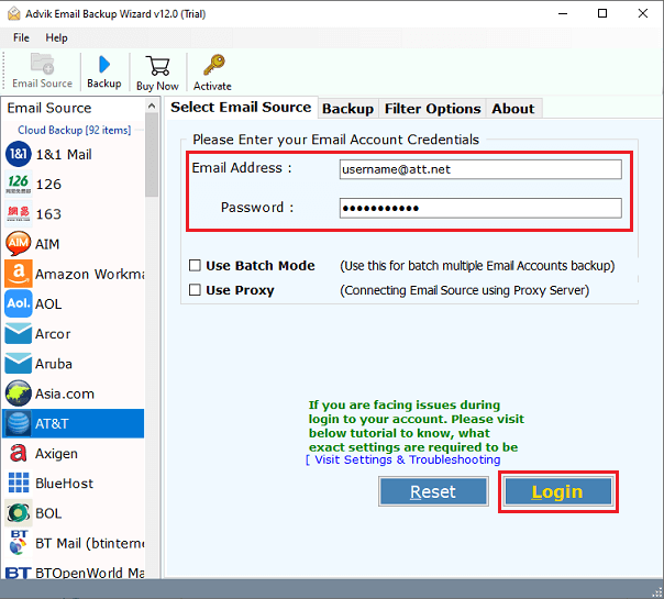 AT&T to Yahoo migration