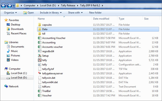 Recover Tally Data from Formatted Hard Disk