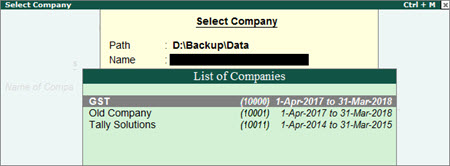 restore deleted Tally Data from Formatted Hard drive