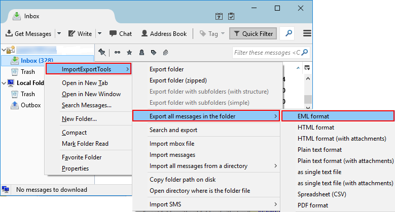 read mailbox file in ms outlook