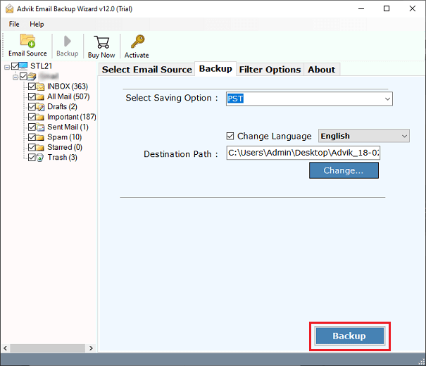 Export Icewarp Emails to PST