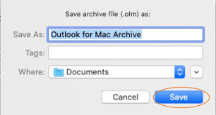 Export emails from Mac Outlook to PST File