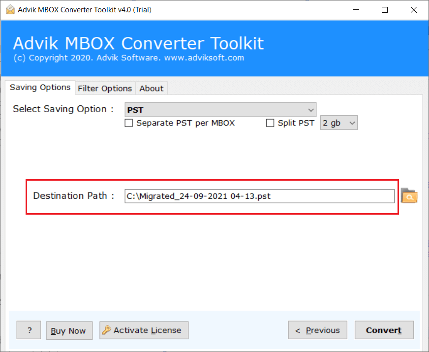 import MBOX to Outlook 2021