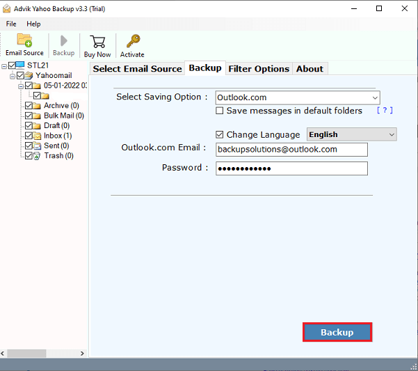 Import Yahoo Mail to outlook.com