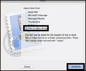 upload mbox file to mac outlook 