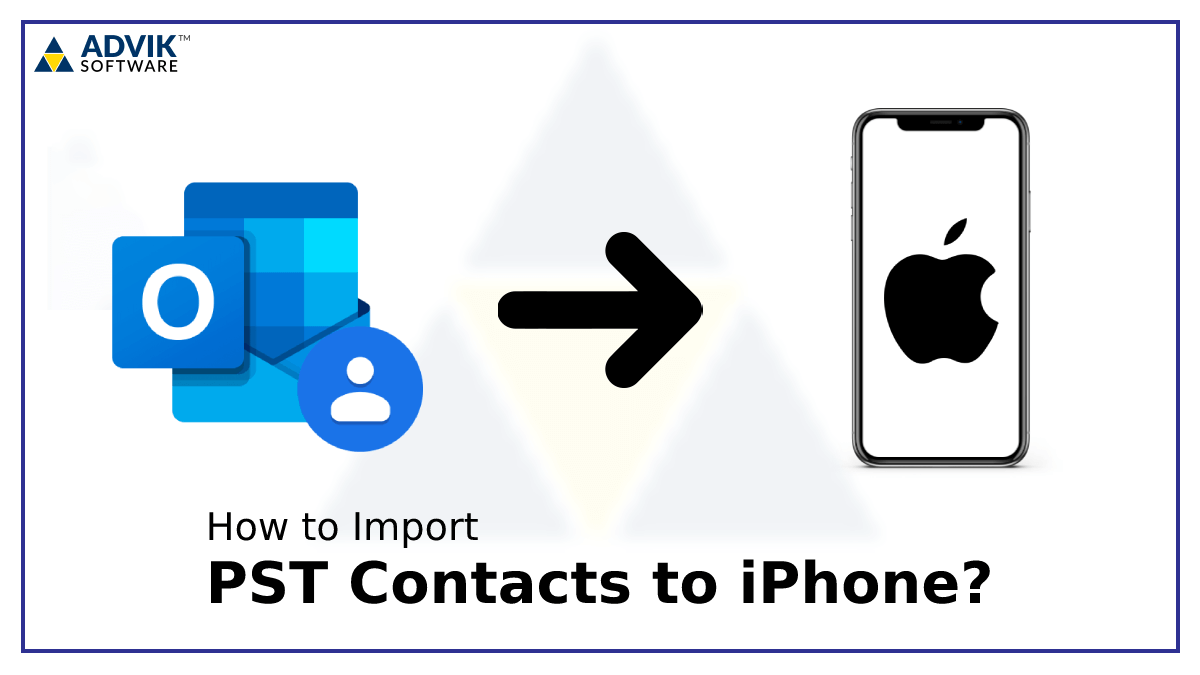import pst contacts to iphone