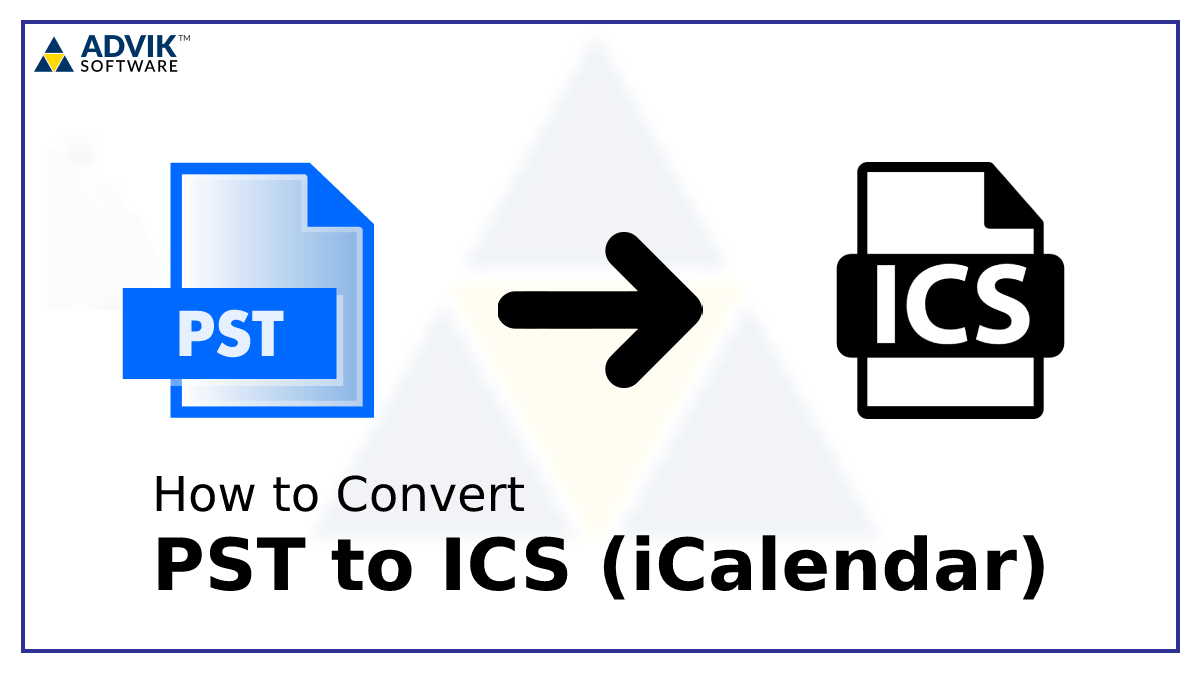 convert pst to ics