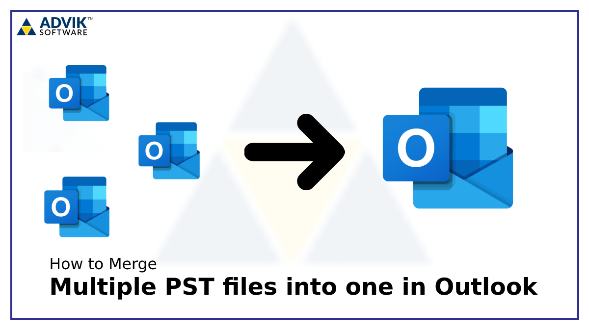 merge multiple pst files into one in outlook 2016