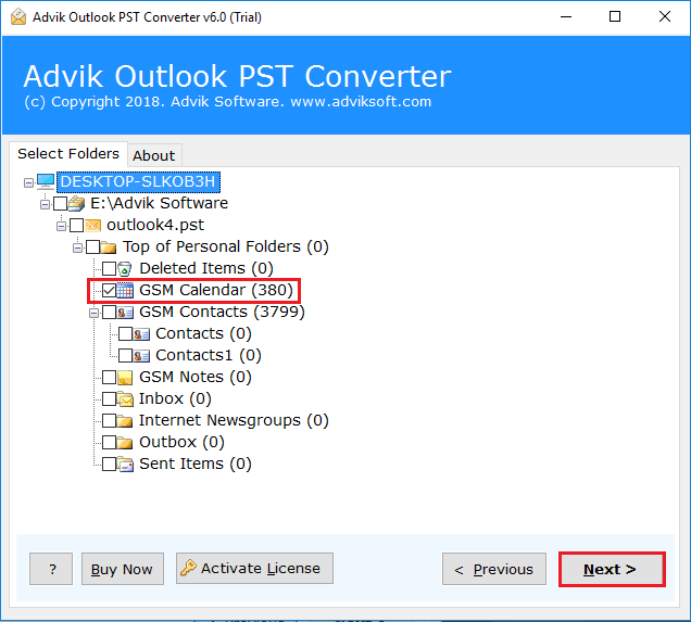 convert pst calendar to ics