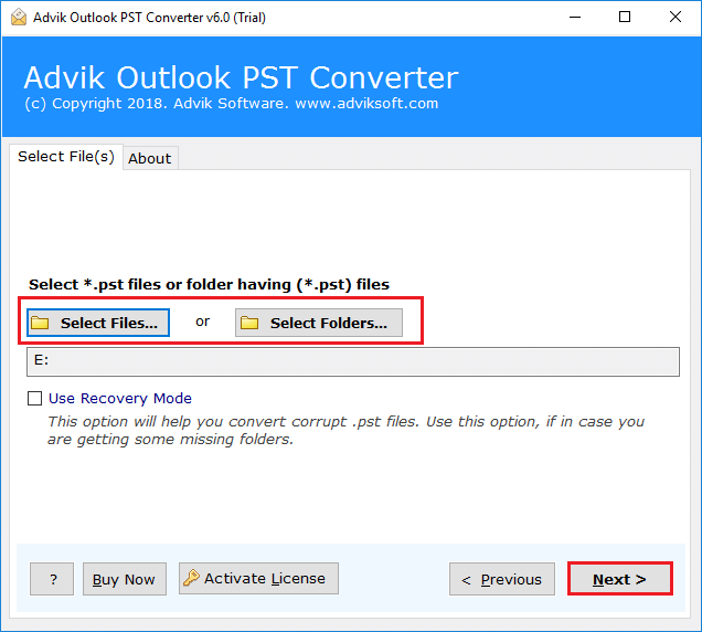 outlook splitter tool