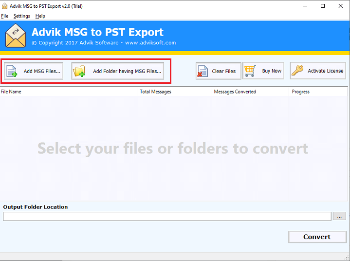 outlook import msg files