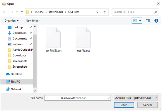 Combine Outlook OST Files