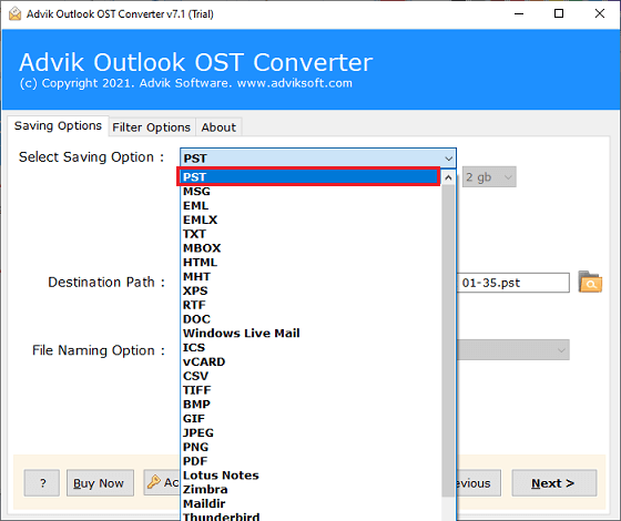 merge multiple ost files of outlook 2019