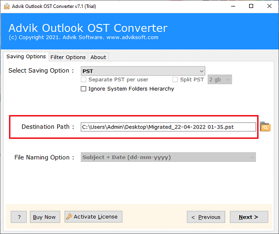 combine offline cached ost files from the Exchange Server