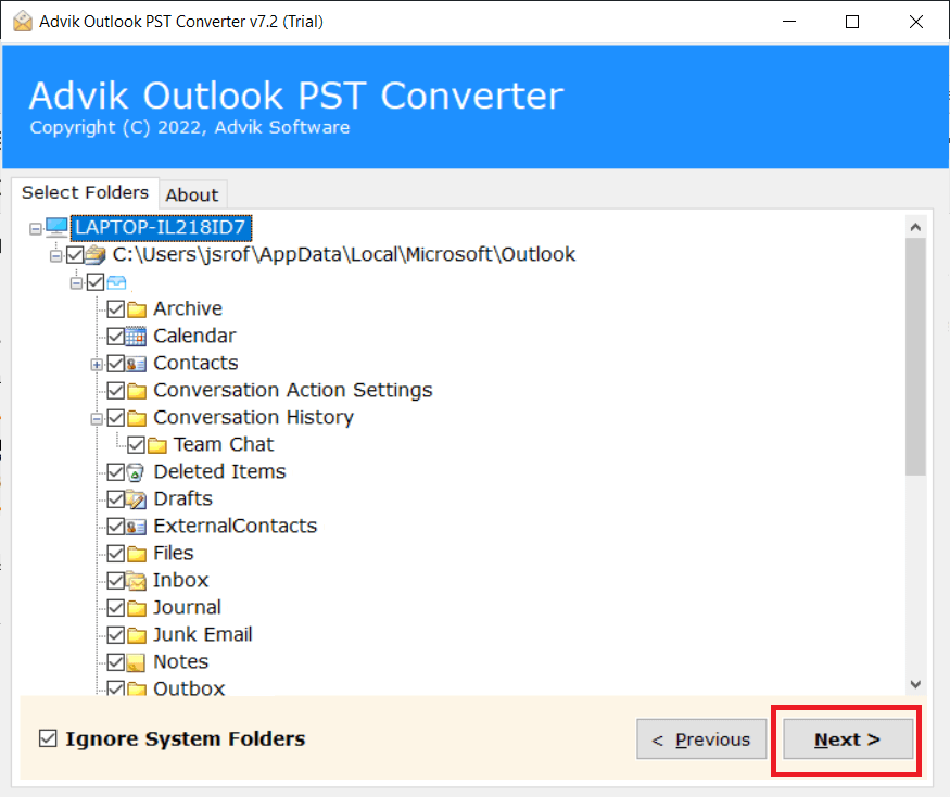 export outlook emails to excel with date and time