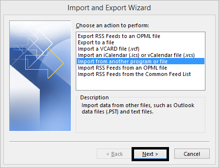 import Windows Live Mail Contacts to Outlook