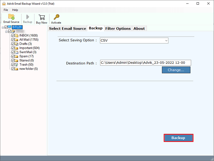 Export Exchange Email Addresses to CSV File