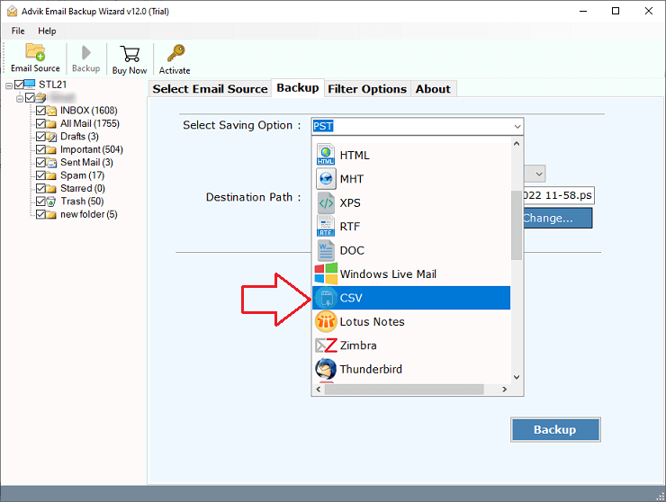 export all exchange email addresses to csv